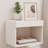 vidaXL Bedside Cabinet with LED Lights Storage Side Table Floating Nightstand