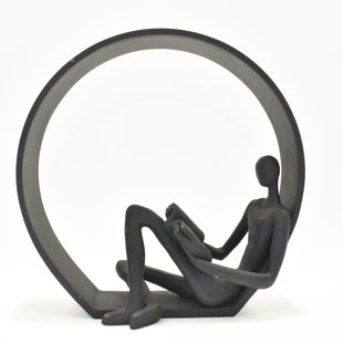 Adam & Friends Home Decor Encirlced Reader Sculpture | 1-Piece