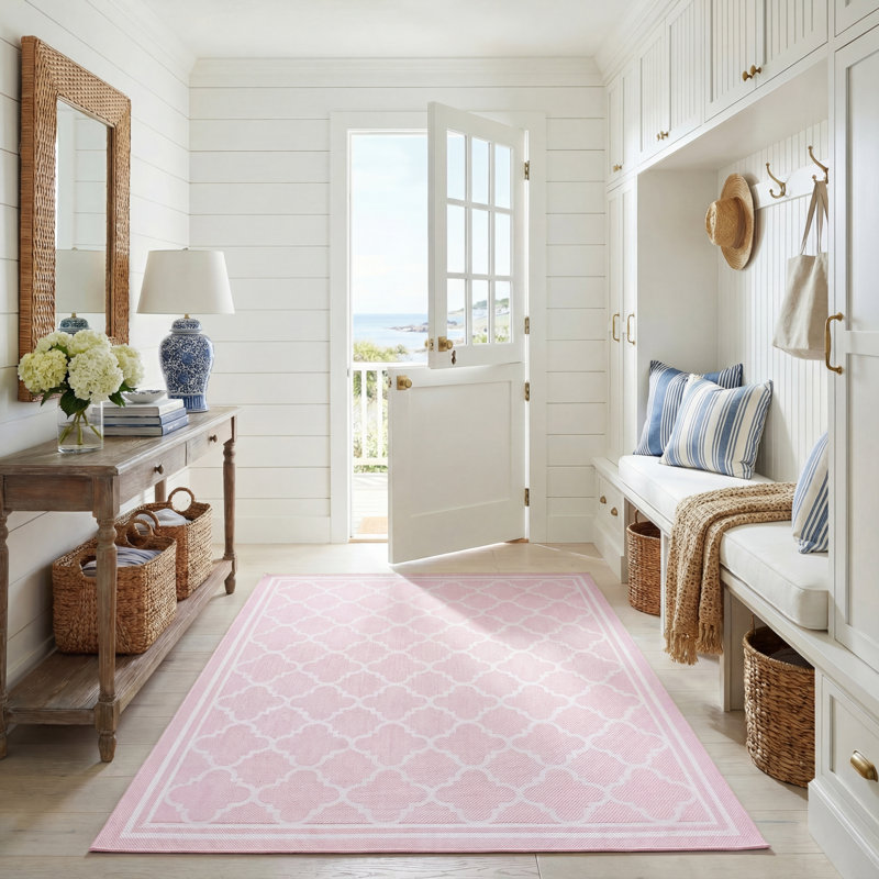Brinnley Performance Geometric Indoor/Outdoor Area Rug, Rectangle 5'3" x 7'7"