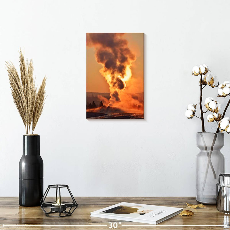 Alvord Geyser At Yellowstone National Park, 12" H x 8" W