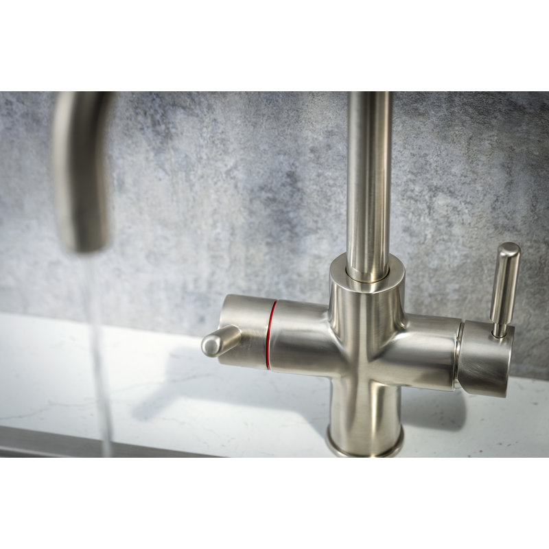 Abode Hemista 4-in-1 Steaming Hot Water Tap, Brushed Nickel