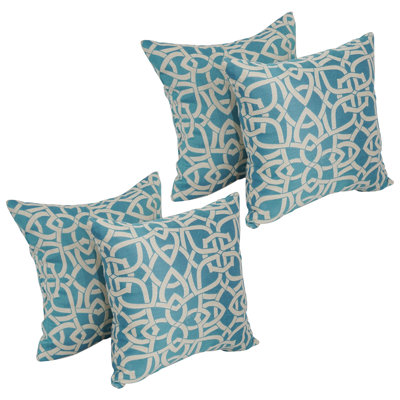 Housse et insert de coussin carré extérieur Premium Premium Jacquard