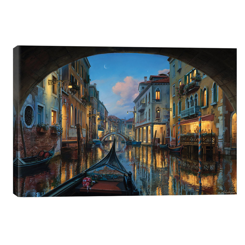 Love Is In The Air by Evgeny Lushpin - Wrapped Canvas Painting, 30.48 cm H x 45.72 cm W