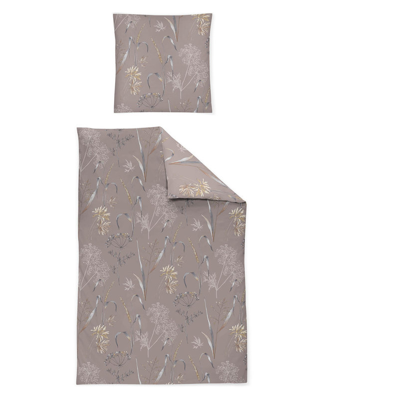 Angel 8425 soft jersey bedding set, 155 x 220cm - 1 Pillowcase ( 80 x 80cm), Pink