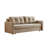 84.25"Beige Tech Fabric Convertible Pull-Out Sofa Bed