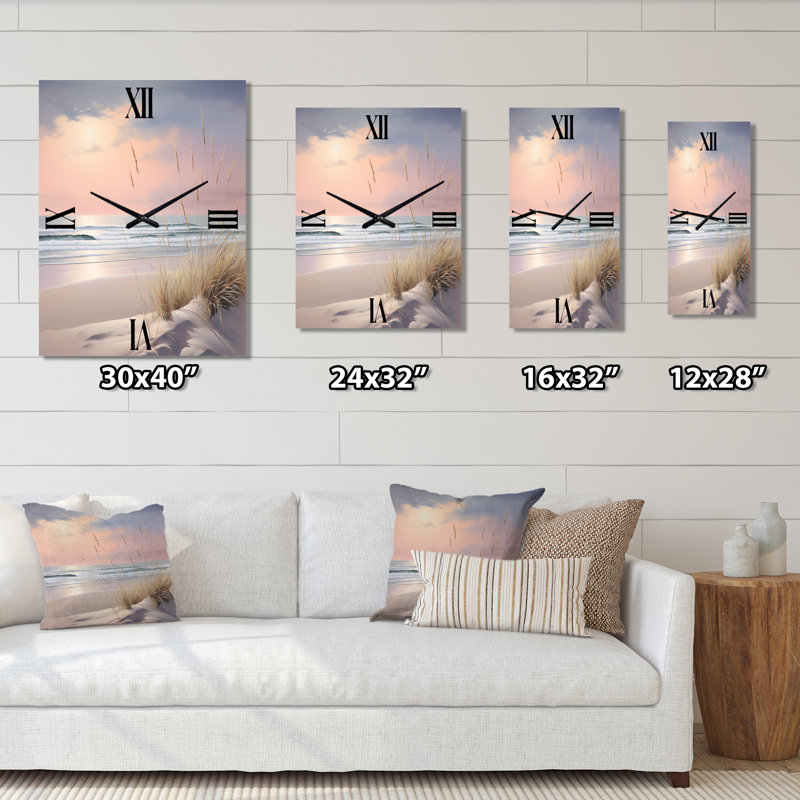 Horloge murale plage Beach Serenity, Petit