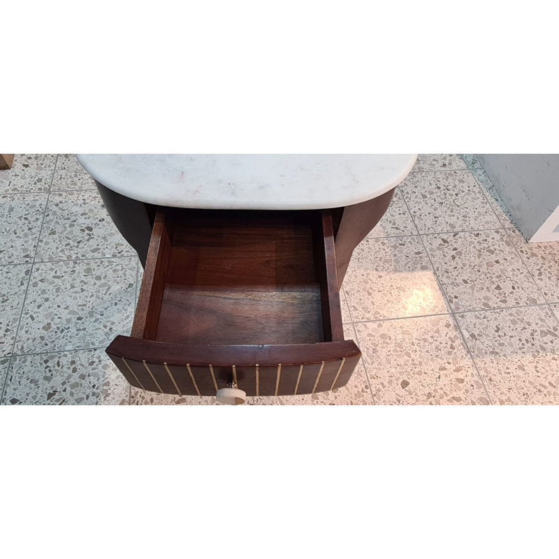 23.6'' Console Table, Honey Brown