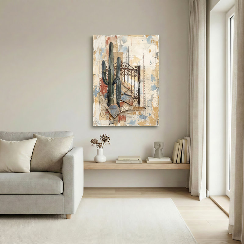 Ensemble d'une toile murale d'art du désert, 18"H x 12"W, Wrapped Canvas