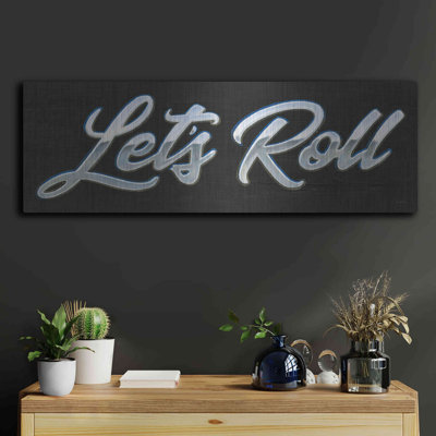 'Lets Roll III' by James Wiens, Metal Wall Art, 36"x12"