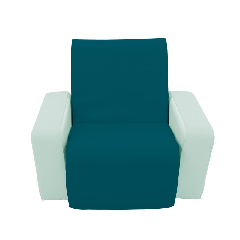 SoftScape Angled Foam Preschool Chair, Green