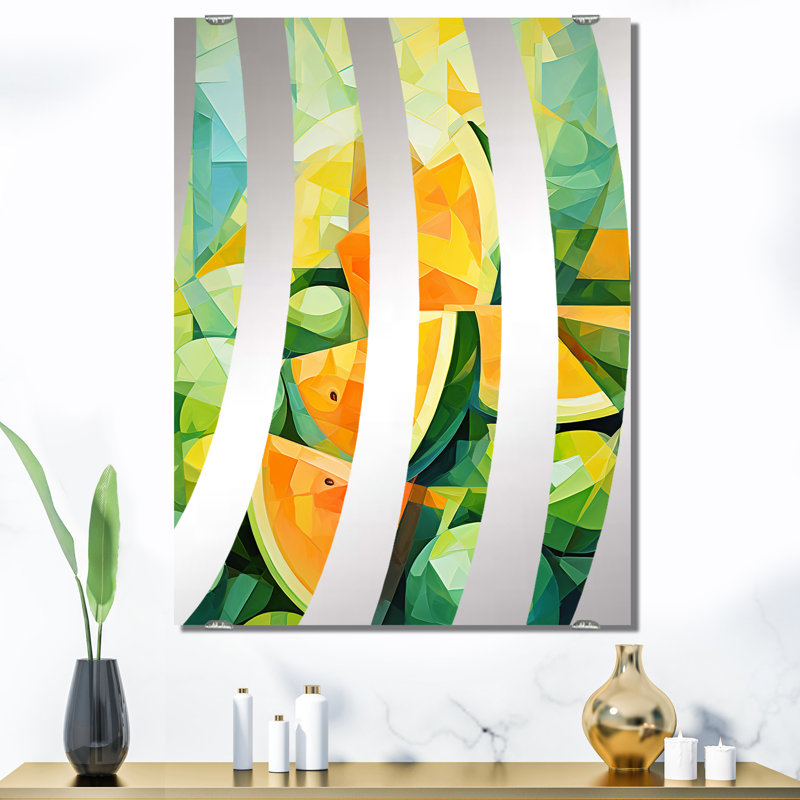 Miroir mural Melon, 40 po x 30 po