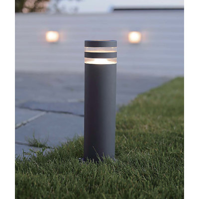 Unal Stained Glass Bollards Post Lantern