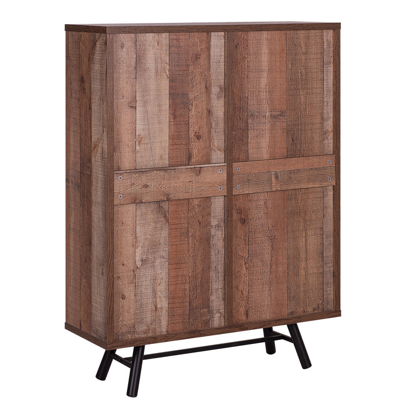 Odacia 131cm H x 97cm W Library Bookcase