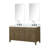 Laurel 60 in W x 22 in D Double Bath Vanity Mirrors with Faucet Set-113385685-82319139