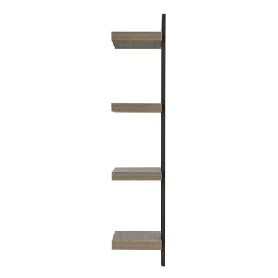 Monya 4-Tier Ladder Bracket Floating Wall Shelves