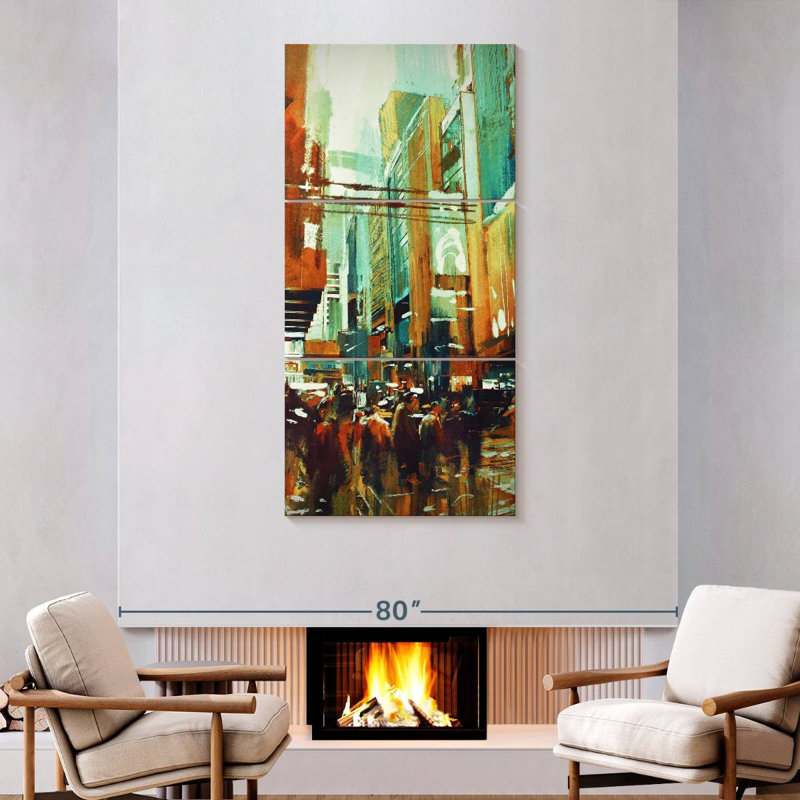 Houston, 75" H x 36" W