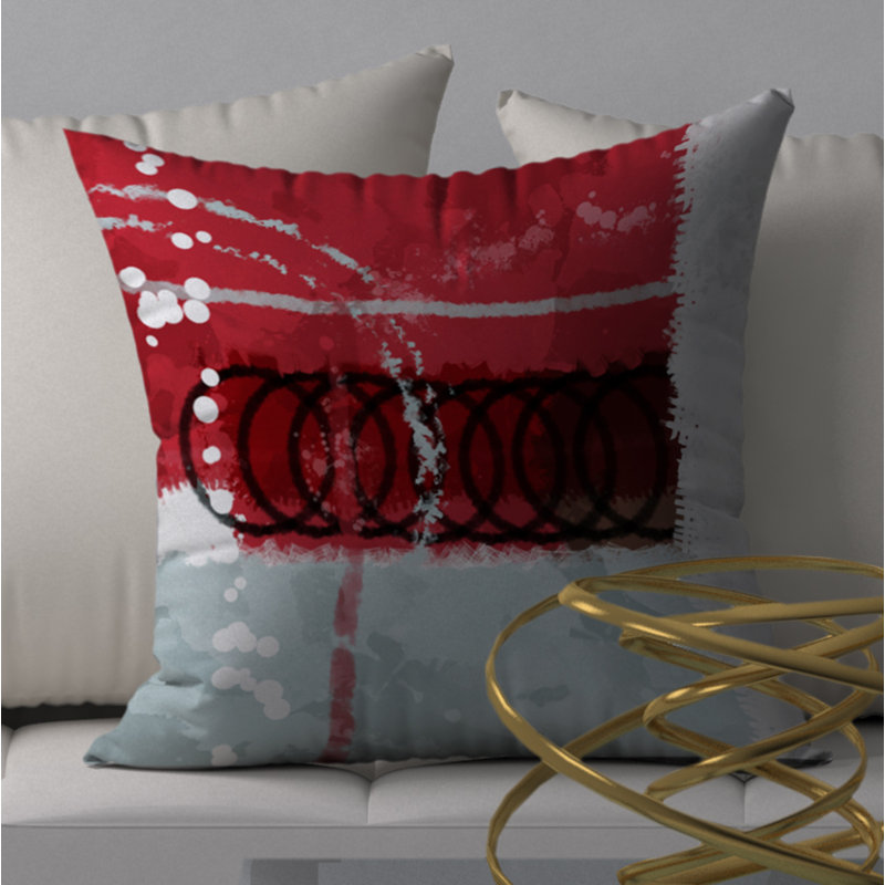 Reversible Throw Pillow, 24" x 24"