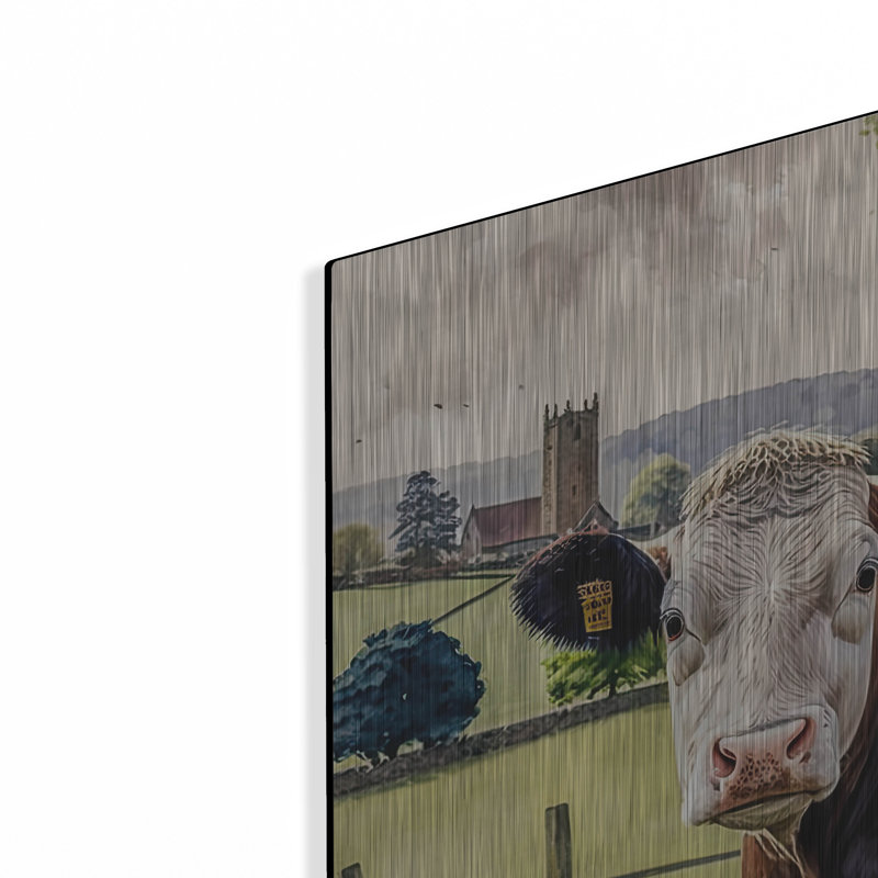 «Blossom» par The Golden Valley sur métal, H 24 po x l 24 po