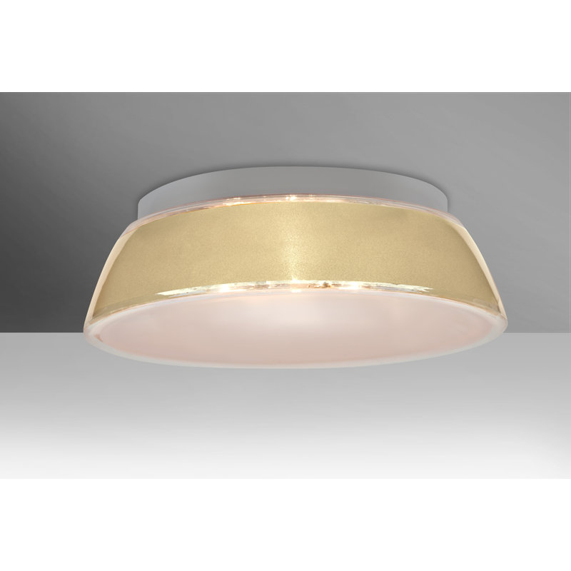 Plafonnier encastré d'extérieur 3 lumières Delaune, Crème