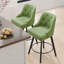 Élégant tabouret de bar pivotant à 360 ° de conception élégante avec coussin moelleux et fabrication robuste-929424372-929424370