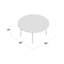 Table ronde à hauteur réglable-67130260-67130266-99071717