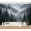 Papier peint auto-adhésif Misty Evergreen Forest Landscape-130117812