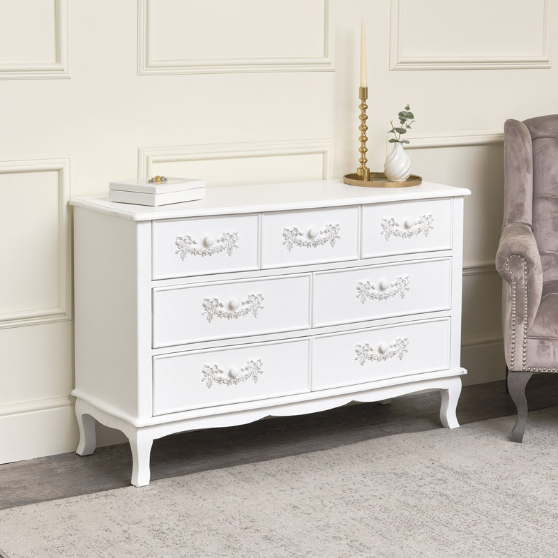 Chest Of Drawers 120cm W 7 - Drawer Chest of Drawers