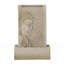 Fontaine de Bouddha d'intérieur 9 po x 6,5 po x 14 po, fontaine de table en polyrésine avec lumière DEL
