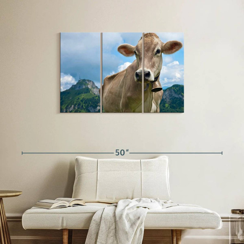 Brampt Proud Swiss Cow, 24" H x 38" W