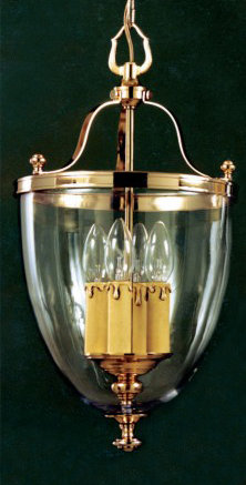 Beeson 4 - Light Brass/Polished Geometric Pendant