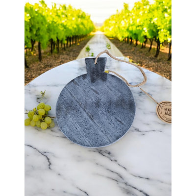 Geko Marble Round Chopping Board