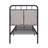 Twin Metal Bed Frame With Linen Upholstered Headboard And - Modern Bedroom Decor, Structure, Quiet Nights, Easy Assembly, All Mattress Types Okay, Beige, 250 Lbs Load Capacity Size Fabric Covering ,