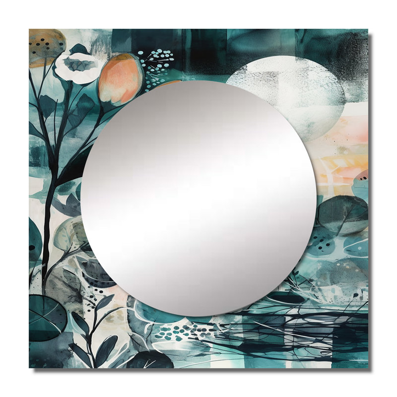 Nickolie - Miroir carré Boho, 23 po x 23 po