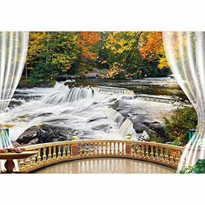 Scenery Outside The Balcony Peel & Stick Border