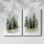 Toile tendue Washy Treeline I-Premium Gallery - prête à être accrochée-1109767795