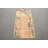 Vintage Anatolian Decorative Oushak Style Turkish Rug with Faded Worn Look for Hallway Accent