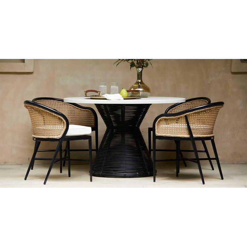 Havana Patio Dining Side Chair with Cushions
