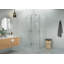 Halo 40 in. x 34 in. x 78 in. 90-degree Fully Frameless Glass Hinged Shower Enclosure-1974217901