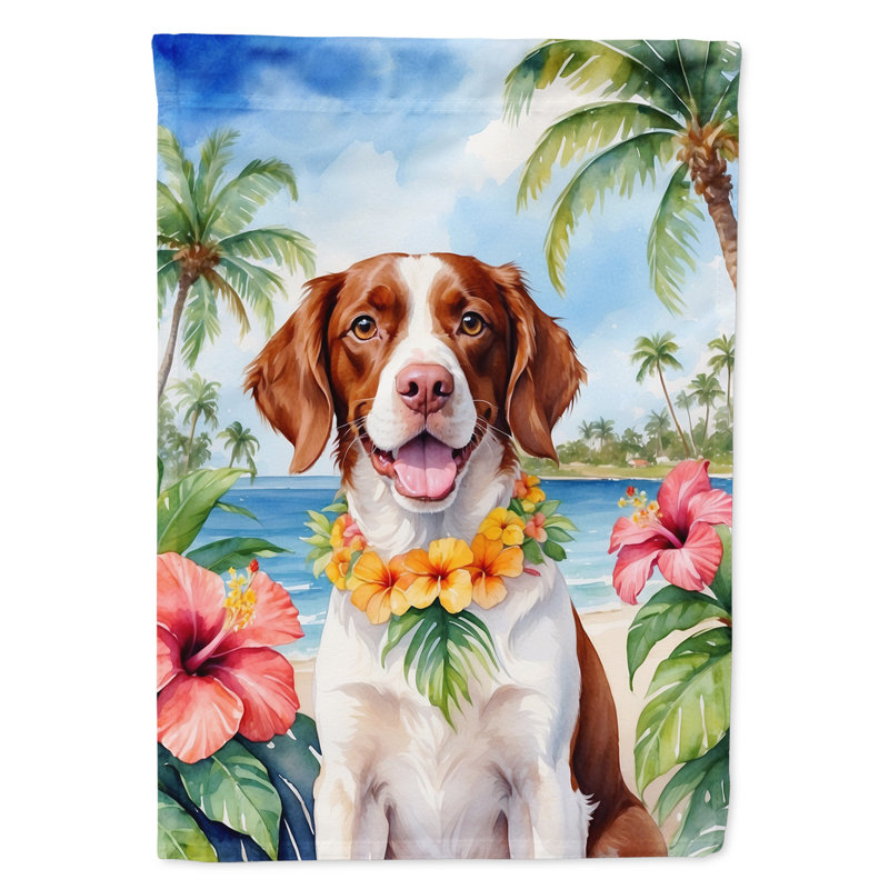 Drapeau de jardin en polyester double face H 15,5 po x l 11,25 po