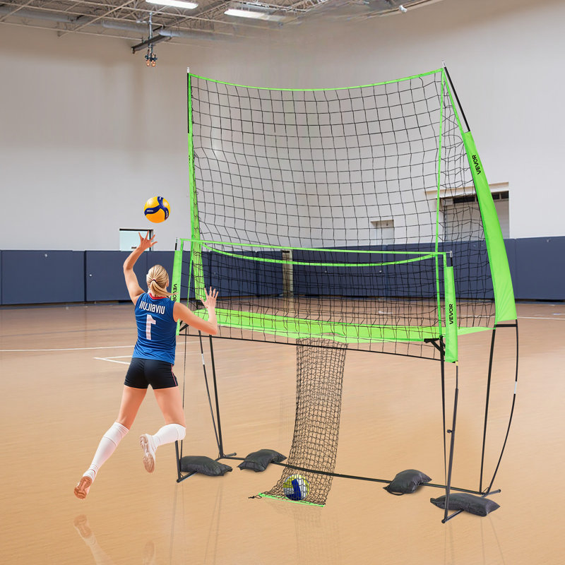 Système de filet d'entraînement pour le volleyball
