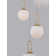 5 - Light Gold LED Cluster Pendant
