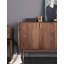 Armoire à chaussures minimaliste en noyer noir de luxe minimaliste
