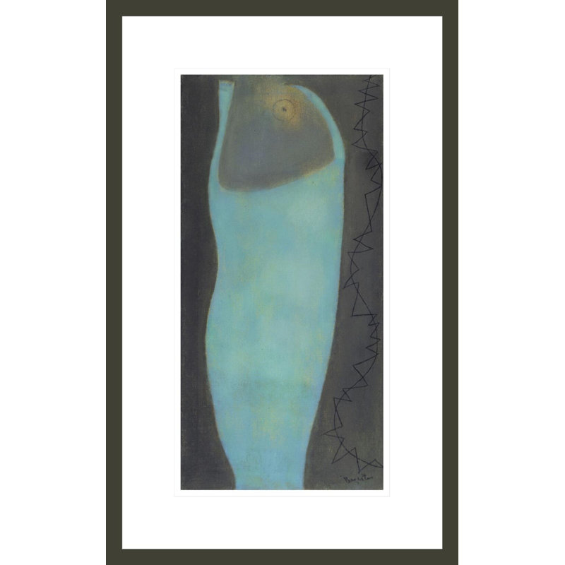 «Dusk» par William Baziotes - Estampe numérique encadrée, H 21,75 po x l 13,55 po