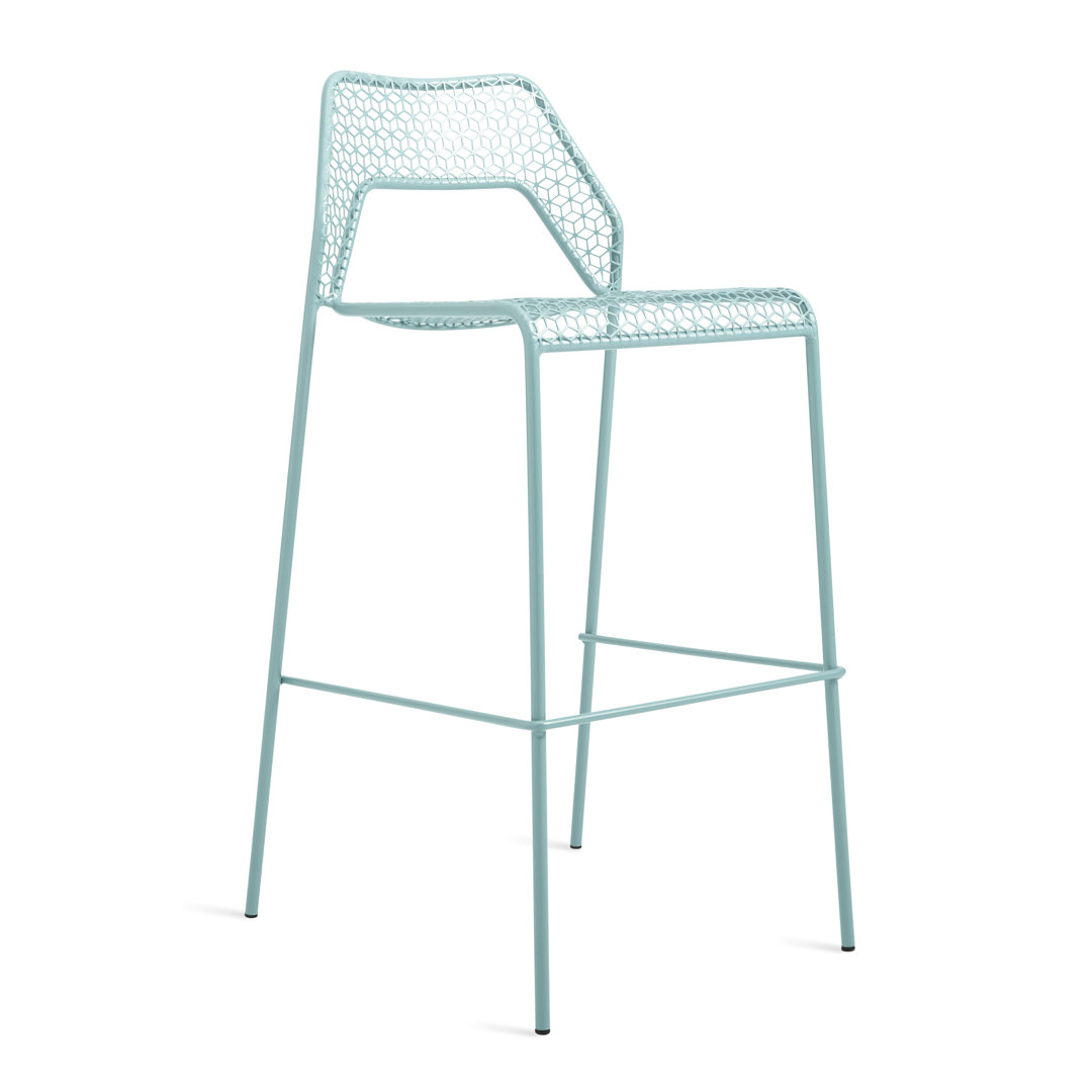 Hot Mesh Metal Outdoor Stool Blu Dot 