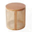 Table de bout à bords arrondis et design minimaliste