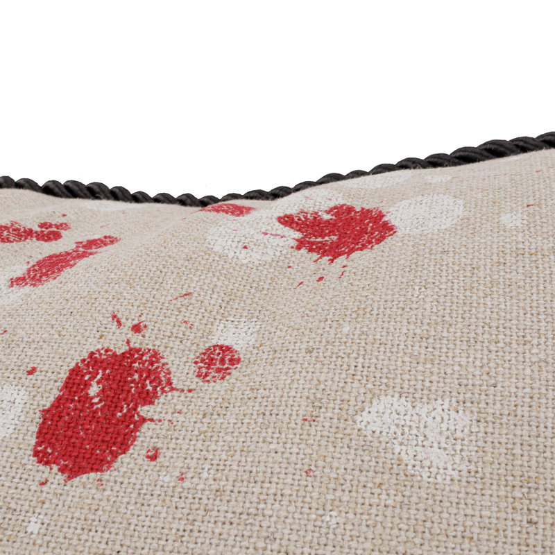 Abstract Feather Reversible Throw Pillow