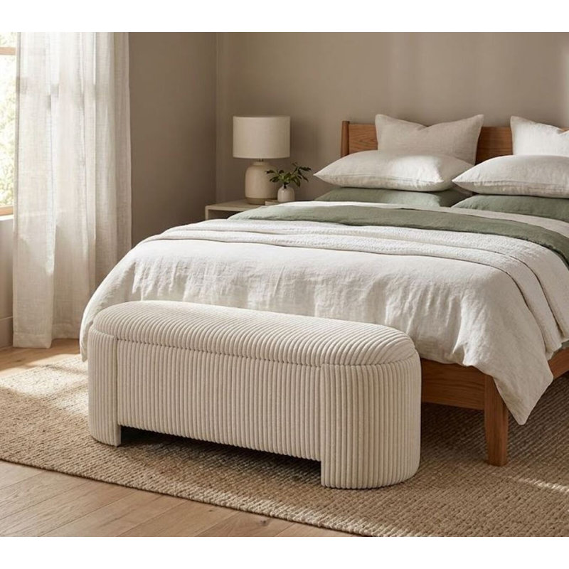 Banc de rangement en tissu Durango