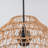 1-light Rattan Dome Single Pendant