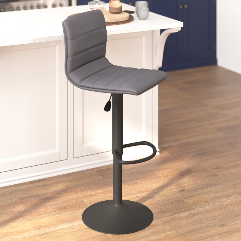 Tabouret de bar Ylani, Gris