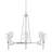 Elegenza Chrome 6 Light Chandelier-106588733